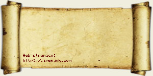 Anđela Kljajić vizit kartica